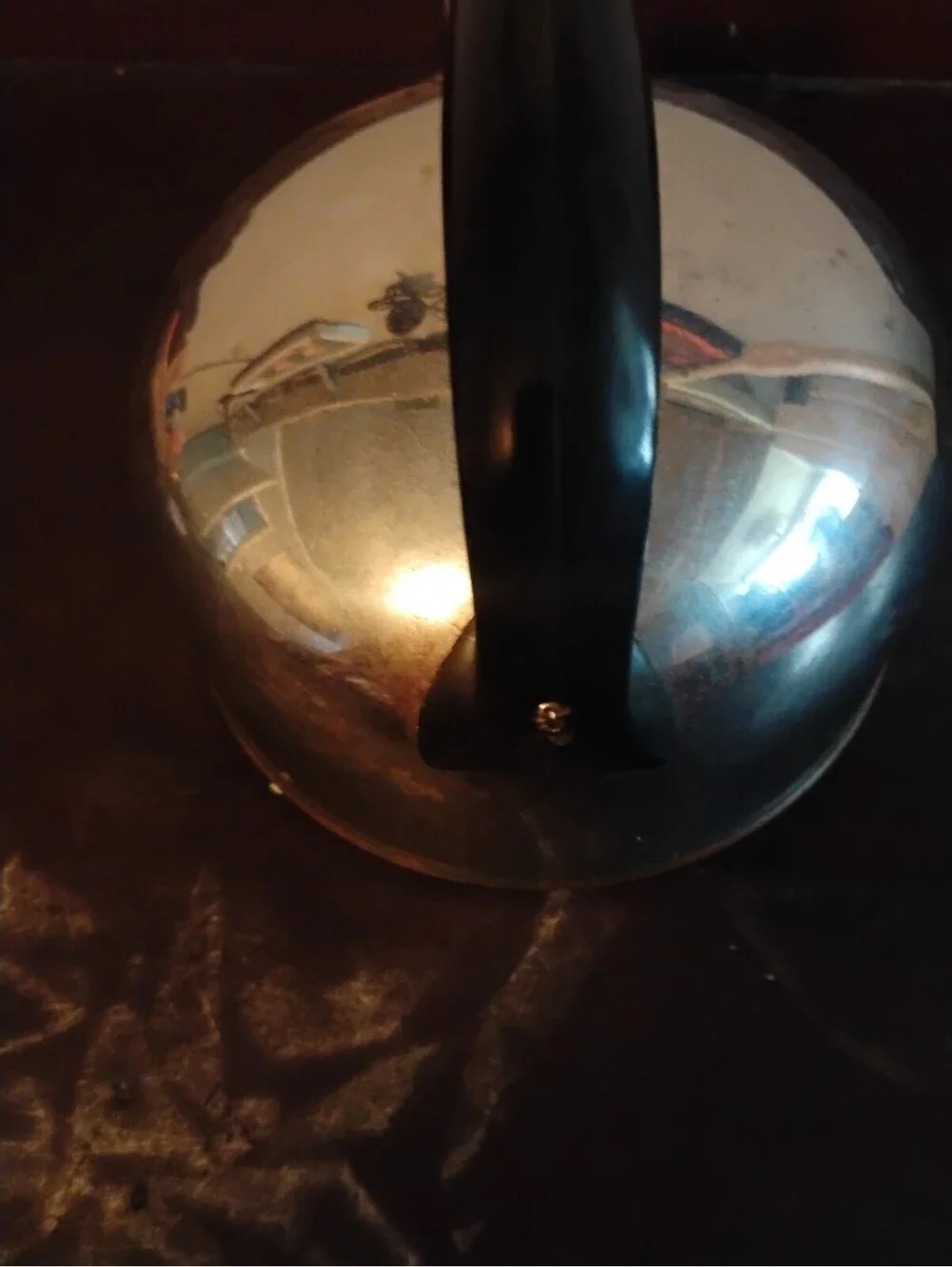 Vintage Paul Revere Ware Copper Bottom Whistling Tea Kettle Stainless Steel